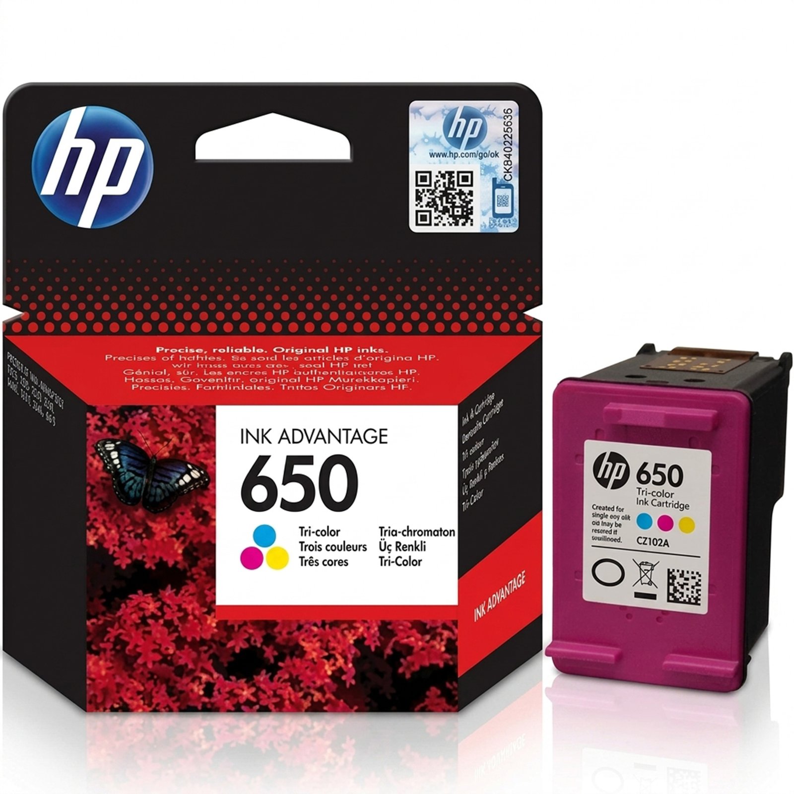 Tinteiro 650 Color 2515-3515 HP